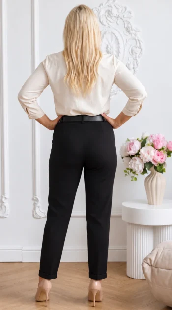 pantaloni-eleganti-cu-curea-si-croiala-conica