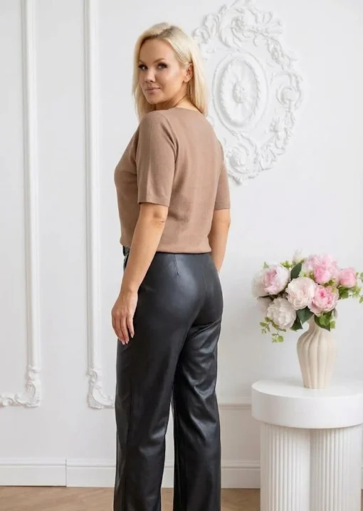 pantaloni-eleganti-din-piele-ecologica-cu-talie-inalta-si-curea-inclusa