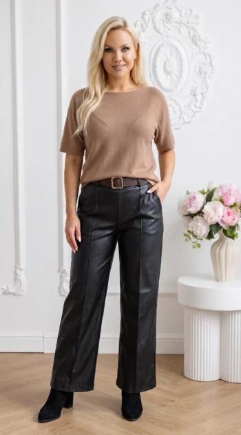 pantaloni-eleganti-din-piele-ecologica-cu-talie-inalta-si-curea-inclusa
