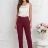 pantaloni-eleganti-grena-office-cu-talie-elastica-la-spate