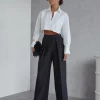 pantaloni-evazati-eleganti-cu-talie-inalta-elastica-negri