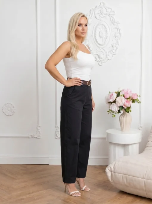 pantaloni-lejeri-cu-talie-elastica-si-curea-inclusa