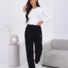 pantaloni-lejeri-din-bumbac-cu-aplicatie-stralucitoare