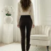 pantaloni-maro-cu-curea