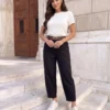 pantaloni-negri-cu-croi-barrel-si-curea