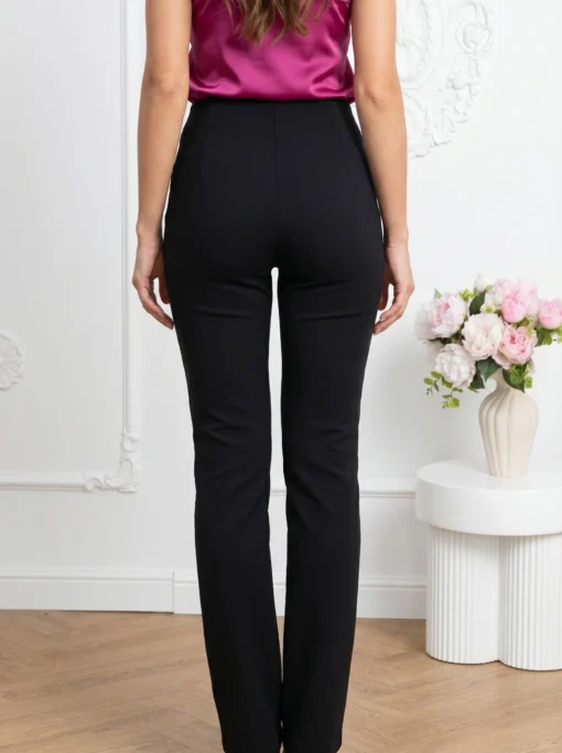 pantaloni-negri-cu-talie-inalta