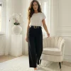 pantaloni-negri-lejeri-cu-curea-si-talie-elastica