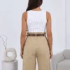 pantaloni-scurti-din-bumbac-cu-curea-si-manseta-suflecata