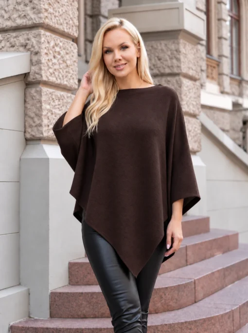 poncho-elegant-din-tricot-fin-cu-croiala-asimetrica