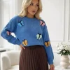 pulover-albastru-cu-fluturi-colorati-3d
