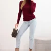pulover-bordo-cu-guler-inalt-si-maneca-lunga