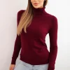 pulover-bordo-cu-guler-inalt-si-maneca-lunga