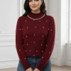 pulover-bordo-elegant-cu-perle-decorative-si-guler-inalt