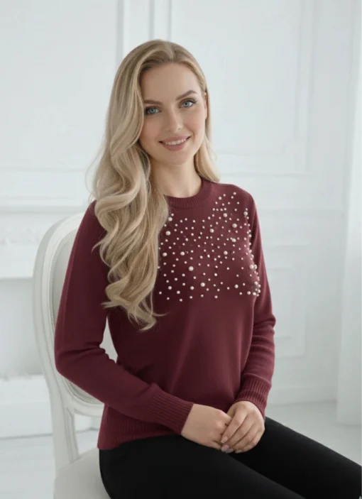 pulover-bordo-elegant-cu-perlute-aplicate