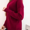 pulover-burgundy-oversize-cu-guler-inalt