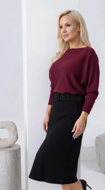 pulover-din-tricot-cu-decolteu-rotund