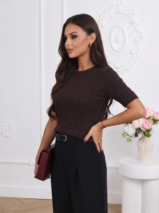 pulover-din-tricot-cu-torsade-si-maneci-scurte