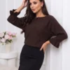 pulover-din-tricot-fin-cu-maneci-trei-sferturi-si-volanase