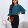 pulover-din-tricot-fin-cu-maneci-trei-sferturi-si-volanase