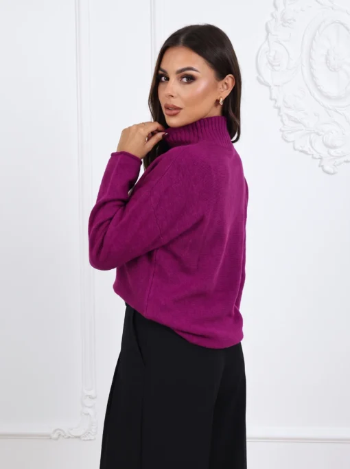 pulover-din-tricot-pufos-cu-guler-inalt
