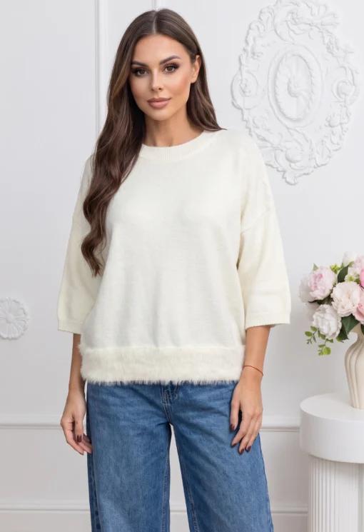 pulover-elegant-din-tricot-cu-blana-ecologica-la-tiv