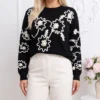 pulover-elegant-din-tricot-fin-cu-broderie-florala
