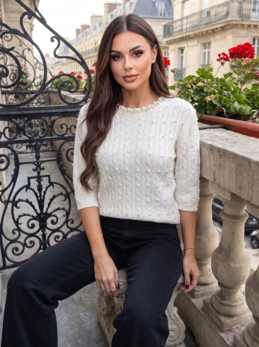 pulover-elegant-din-tricot-torsadat-cu-aplicatii-de-perle