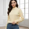 pulover-galben-elegant-cu-perle-decorative-si-guler-inalt