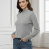 pulover-gri-elegant-cu-perle-decorative-si-guler-inalt
