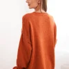 pulover-oversize-caramiziu-cu-maneci-bufante
