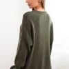 pulover-oversized-kaki-cu-maneci-bufante
