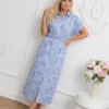 rochie-albastra-din-vascoza-cu-broderie-florala-si-dungi-fine