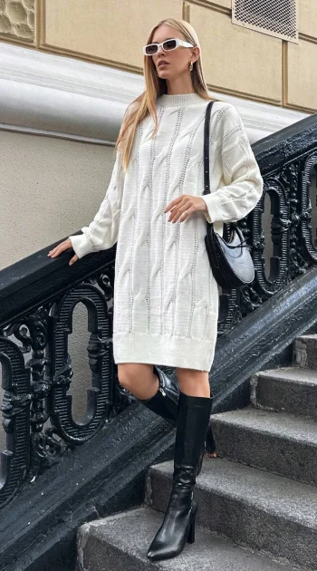 rochie-amela-midi-din-tricot