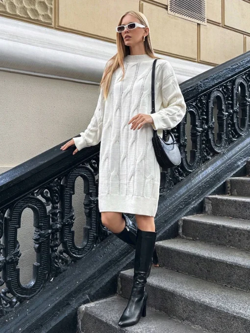 rochie-amela-midi-din-tricot