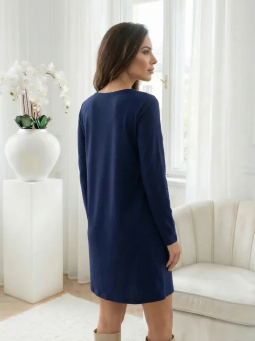 rochie-bleumarin-din-vascoza-cu-croiala-lejera