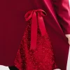 rochie-bordo-marime-mare-cu-insertie-decorativa-din-paiete-si-funda-laterala