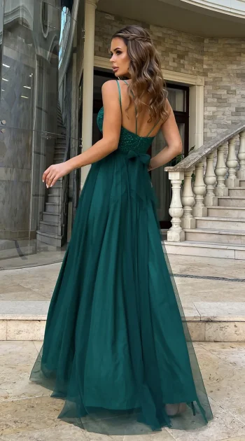 rochie-calla-green-eleganta-cu-dantela-si-fusta-din-tull