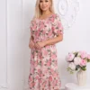 rochie-de-vara-alba-cu-imprimeu-trandafiri-roz-si-cordon-in-talie