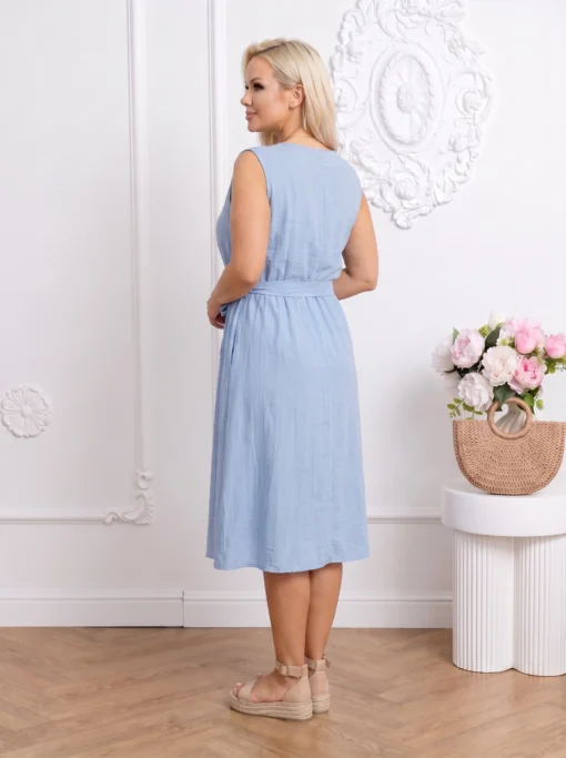 rochie-de-vara-din-vascoza-bleu-midi-cu-cordon-si-nasturi