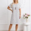 rochie-de-vara-lejera-alba-cu-buline-din-vascoza