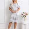 rochie-de-vara-lejera-alba-cu-buline-din-vascoza
