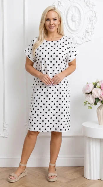 rochie-de-vara-lejera-alba-cu-buline-din-vascoza