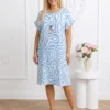 rochie-de-vara-lejera-cu-imprimeu-abstract-alb-si-albastru