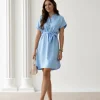 rochie-din-in-bleu-cu-cordon-si-nasturi-decorativi