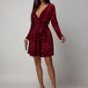rochie-eleganta-bordo-scurta-cu-paiete-si-cordon-satinat
