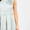 rochie-eleganta-midi-verde-menta-cu-textura-satinata-si-detalii-florale