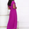rochie-fucsia-eleganta-cu-cordon-floral