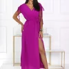 rochie-fucsia-eleganta-cu-cordon-floral
