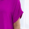 rochie-fucsia-lejera-cu-maneci-scurte