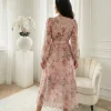 rochie-lunga-din-tencel-cu-imprimeu-floral-roz-pastelat